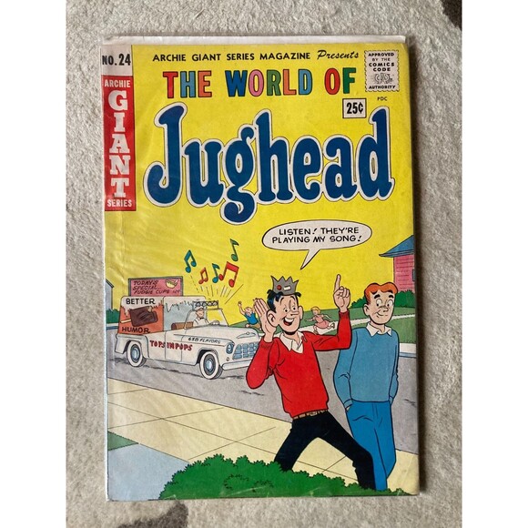 Vintage 60s Archie Giant Series The World of Jughead No. 24 1963 1960s - Picture 1 of 2